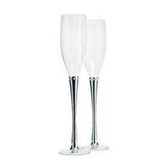 Picture of Crystal Wedding Toasting Flutes