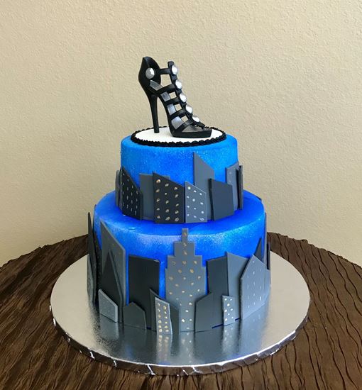 Picture of City Girl Birthday Cake