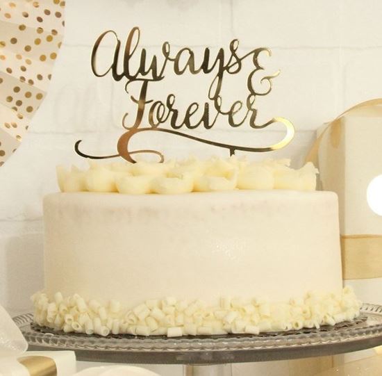 Picture of Always & Forever Cake Topper