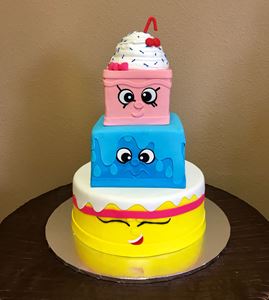 Picture of Shopkins Birthday Cake