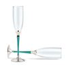 Picture of Something Blue Wedding Champagne Flutes