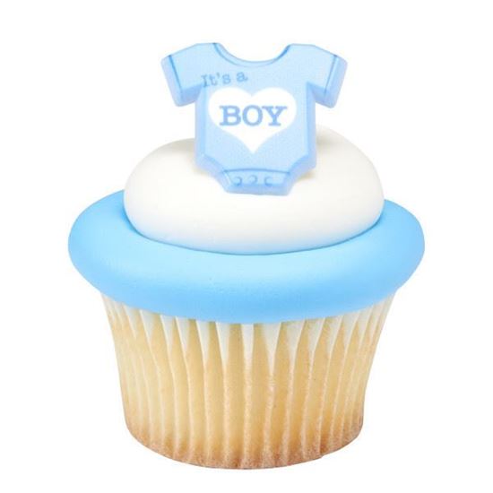 Picture of It's a Boy Onesie Cupcake Toppers