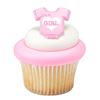 Picture of It's a Girl Onesie Cupcake Toppers
