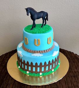 Picture of Horse Theme Cake