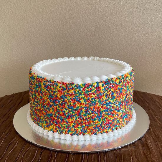 Picture of White Confetti Cake