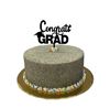 Picture of Black Congrats Grad Cake Topper