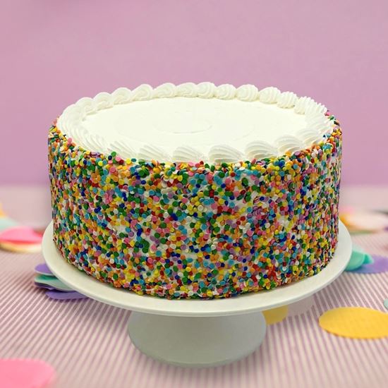 Picture of White Confetti Cake